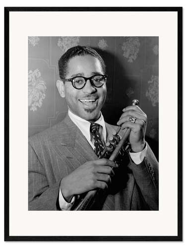 Ingelijste kunstdruk Dizzy Gillespie III