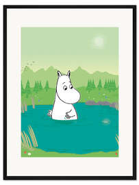 Gerahmter Kunstdruck Badetag