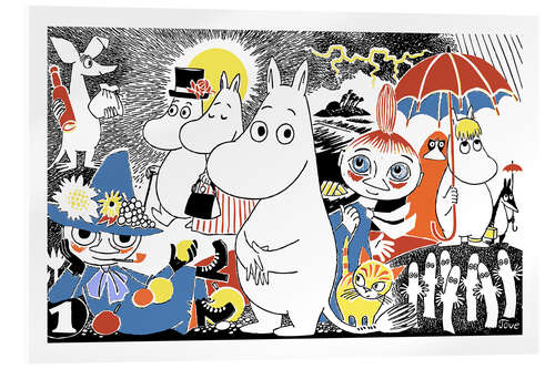 Acrylglas print Adorable Moomins