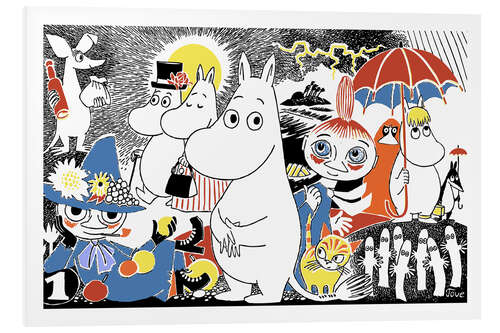 Tableau en PVC Adorable Moomins