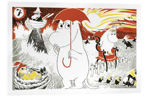 Tableau en verre acrylique Adventures of the Moomins