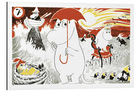 Quadro em alumínio Adventures of the Moomins