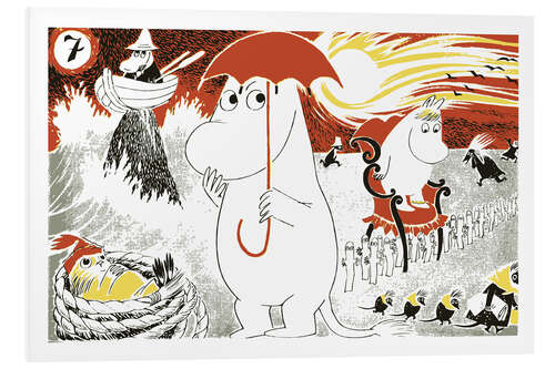 Quadro em PVC Adventures of the Moomins