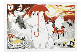 Foam board print Adventures of the Moomins