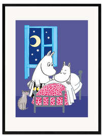 Framed art print Good night Moomin
