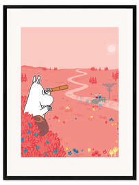 Impression artistique encadrée The wonders of Moominvalley