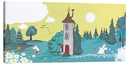 Canvas print Magical Moominvalley