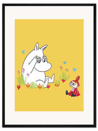 Gerahmter Kunstdruck Versteckspiel mit Klein Mü