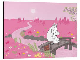 Magnettafel Mumin und der Sonnenuntergang