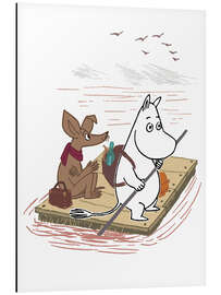 Magnettafel Mumin und Sniff auf Reisen