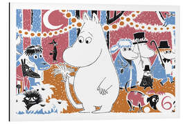 Quadro em alumínio Moomin Party