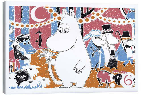 Canvas print Moomin Party