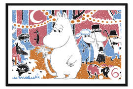 Gerahmter Kunstdruck Mumin Party