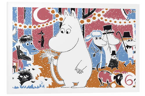 Foam board print Moomin Party