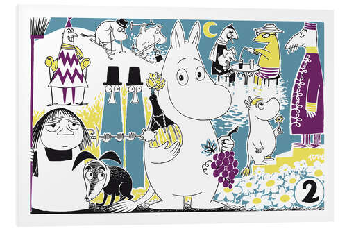 Foam board print Moomin Delights