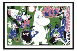 Gerahmter Kunstdruck Mumin Geschichten