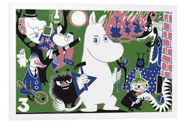 Foam board print Moomin Stories