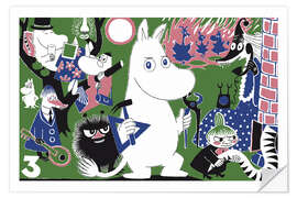 Sticker mural Moomin Stories