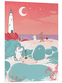 Bilde på skumplate  The Moomins at the beach