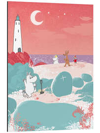 Magnettafel Die Mumins am Sandstand