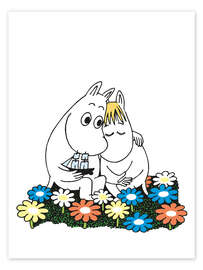 Poster  Moomin and Snorkmaiden