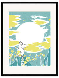 Gerahmter Kunstdruck Vollmond