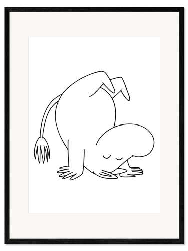 Framed art print Happy Moomin