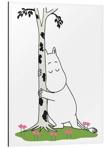 Cuadro de aluminio Moomin loves nature