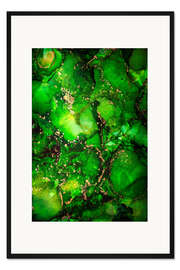 Gerahmter Kunstdruck Grünes Wasser