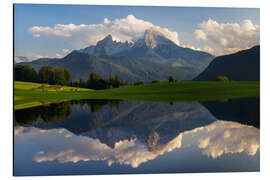 Alubild Almsommer am Watzmann II