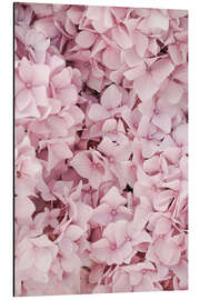 Magnettafel Pastellfarbene Hortensie