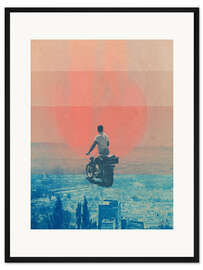 Gerahmter Kunstdruck Blick direkt ins Auge des Sommers