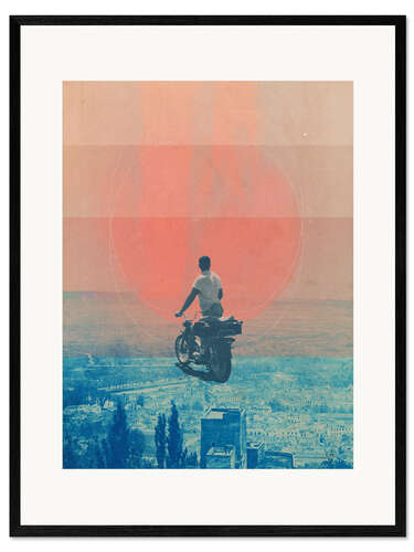 Framed art print Looking right into the Eye of the Summer