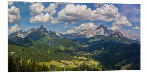 Foam board print Dachstein and Große Bischofsmütze