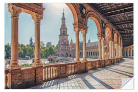 Selvklebende plakat Seville