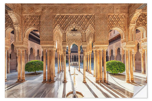 Selvklebende plakat Alhambra Palace