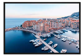 Gerahmter Kunstdruck Fontvieille