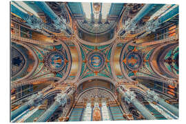 Tableau en plexi-alu Notre-Dame of Fourviere Ceiling