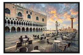 Gerahmter Kunstdruck Piazza San Marco