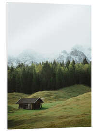 Gallery print Mountain hut in the Bavarian Alps