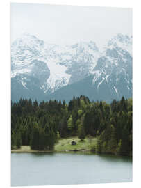 Stampa su PVC Alpine landscape at Geroldsee in Bavaria