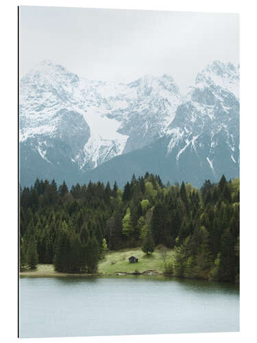 Galleritryk Alpine landscape at Geroldsee in Bavaria