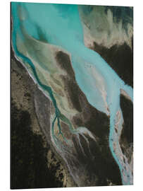 Magnettafel Flusslauf des Bayrischen Isardelta