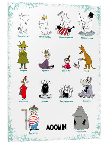 Foam board print We are the Moomins