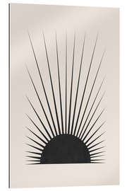 Tableau en plexi-alu Minimal Sun