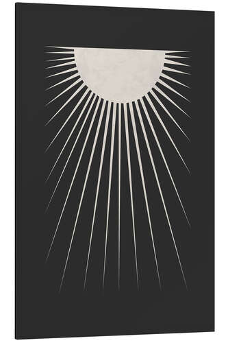 Aluminium print Minimal Moon