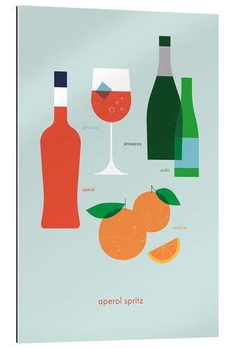 Gallery print Aperol Spritz ingredients