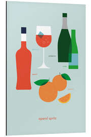 Magnettafel Aperol-Spritz Zutaten