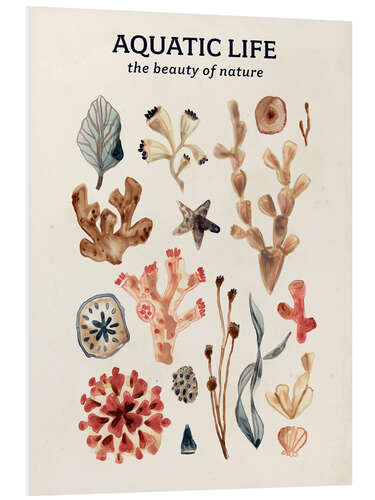 Quadro em PVC Aquatic Life - The beauty of nature II