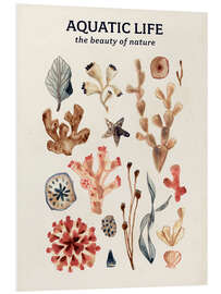 Foam board print Aquatic Life - The beauty of nature II